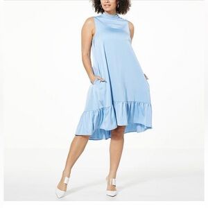 HFR x Undra Celeste Satin Mock-Neck Sleeveless